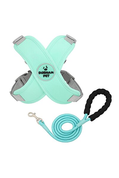PATICOOL Nefes Alabilir Kedi Köpek Göğüs Tasması | Yansıtıcı Koşum Yeleği + T...