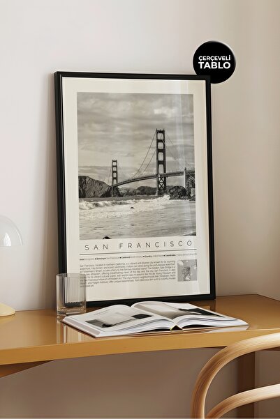 House Gorgeous Μονόχρωμη ζωγραφική με αφίσα της Συλλογής Πόλεων του Κόσμου τη...