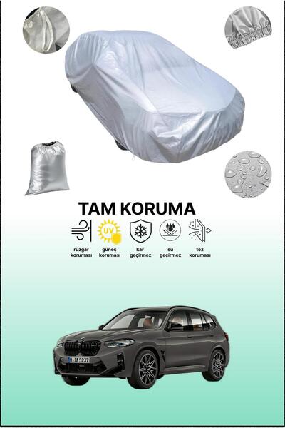 dokaca غطاء سيارة رمادي متوافق مع بي إم دبليو إكس 3 إم، غطاء سيارة، غطاء واقي