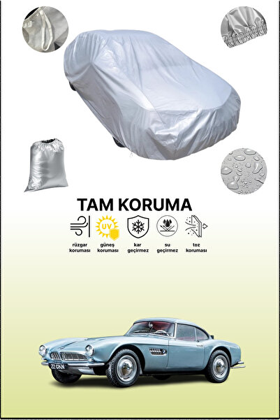 dokaca غطاء سيارة رمادي متوافق مع بي إم دبليو 507 تي إس كوبيه 1956 - 1959، غطاء سيارة، غطاء واقي