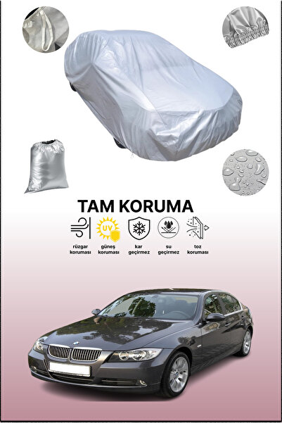 dokaca غطاء سيارة رمادي متوافق مع بي إم دبليو الفئة الثالثة (E90) 2005 - 2008، غطاء سيارة، غطاء واقي