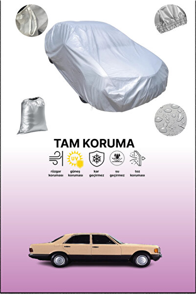 dokaca Gri Mercedes S-Serisi (W126) 1979 - 1991 Uyumlu Oto Branda, Araba Bran...