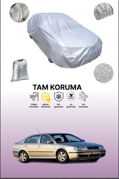 dokaca غطاء سيارة رمادي متوافق مع سكودا أوكتافيا I 1997 - 2004، غطاء سيارة، غ...