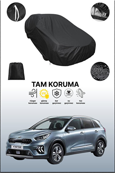 dokaca غطاء سيارة متوافق مع كيا نيرو 1 باللون الأسود، غطاء واقي، غطاء سيارة