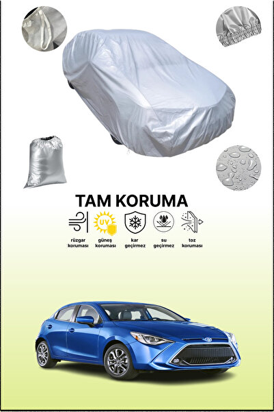 dokaca غطاء سيارة رمادي متوافق مع تويوتا ياريس هاتشباك (الولايات المتحدة) 201...