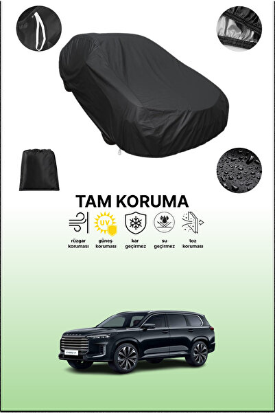 dokaca غطاء سيارة متوافق مع سيارة شيري إكسيد Vx باللون الأسود، غطاء واقي، غطاء سيارة