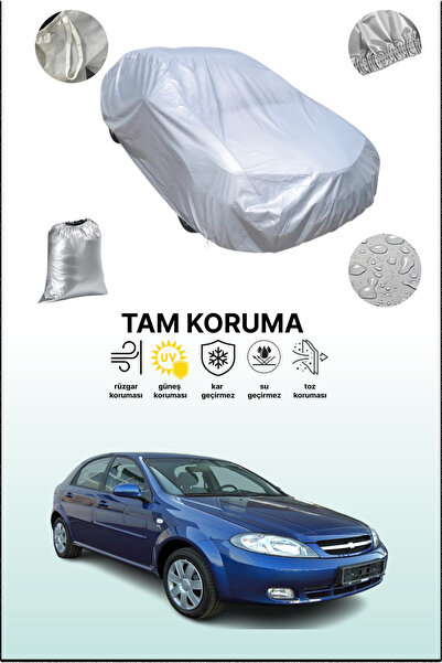 dokaca غطاء سيارة رمادي متوافق مع شيفروليه لاسيتي هاتشباك، غطاء سيارة، غطاء واقي