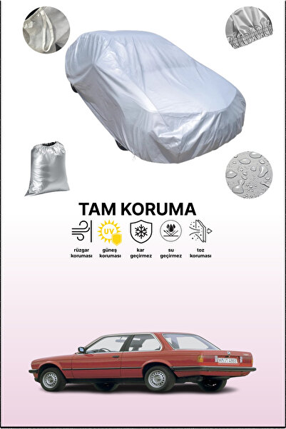 dokaca غطاء سيارة رمادي متوافق مع بي إم دبليو الفئة الثالثة كوبيه (E30) 1982 - 1992، غطاء سيارة، غطاء واقي