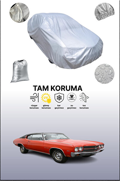 dokaca غطاء سيارة رمادي متوافق مع شيفروليه ماليبو 4 سبورت كوبيه، غطاء سيارة، غطاء واقي