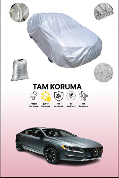 dokaca غطاء سيارة رمادي متوافق مع فولفو S60 كروس كانتري 2015 - 2021، غطاء سيا...