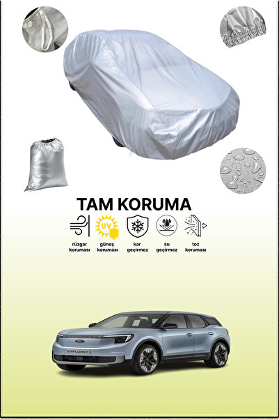 dokaca غطاء سيارة فورد إكسبلورر باللون الرمادي، متوافق مع السيارات الكهربائية...