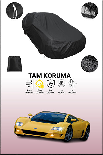 dokaca Black Volkswagen W12 Nardo Compatible Car Cover, Protective Cover, Aut...