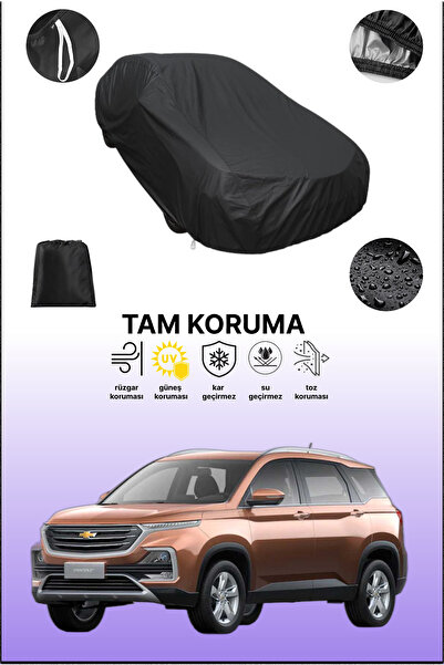 dokaca غطاء سيارة متوافق مع شيفروليه كابتيفا 1 باللون الأسود، غطاء واقي، غطاء...