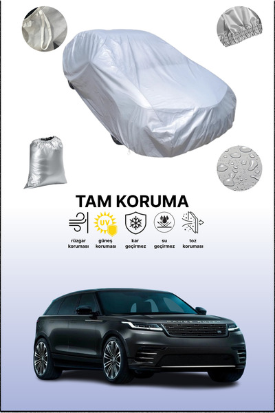 dokaca غطاء سيارة رمادي متوافق مع لاند روفر رينج روفر فيلار، غطاء سيارة، غطاء واقي