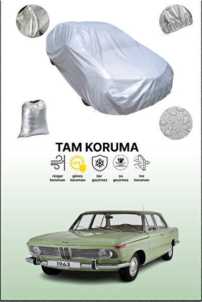 dokaca غطاء سيارة رمادي متوافق مع بي إم دبليو 1500 موديلات 1962 - 1966، غطاء سيارة، غطاء واقي