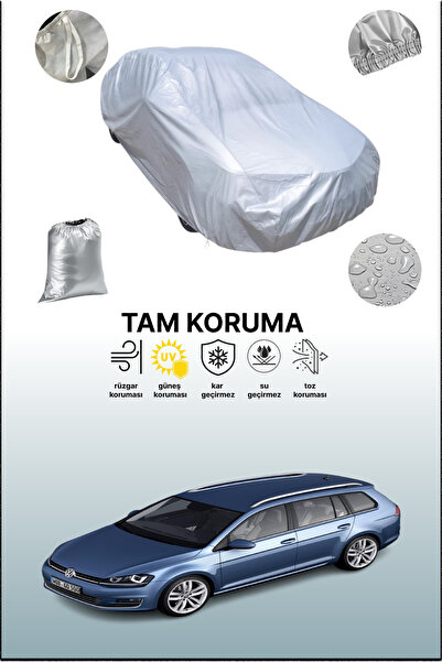 dokaca غطاء سيارة رمادي متوافق مع فولكس فاجن جولف 7، غطاء سيارة، غطاء واقي