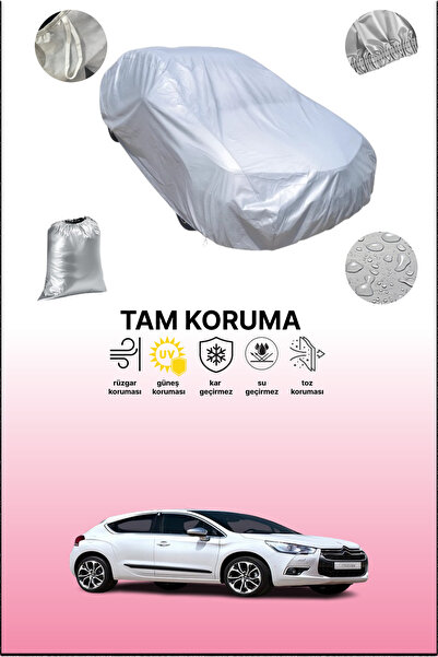 dokaca غطاء سيارة رمادي متوافق مع سيتروين دي إس 4، غطاء سيارة، غطاء واقي