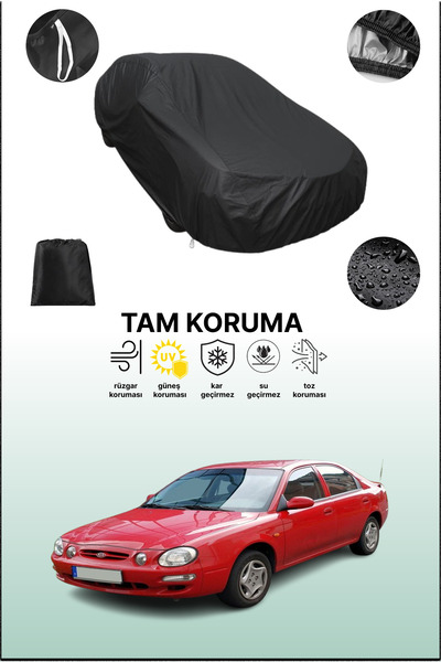 dokaca غطاء سيارة متوافق مع كيا شوما 1998 - 2001، غطاء واقي، غطاء سيارة أسود