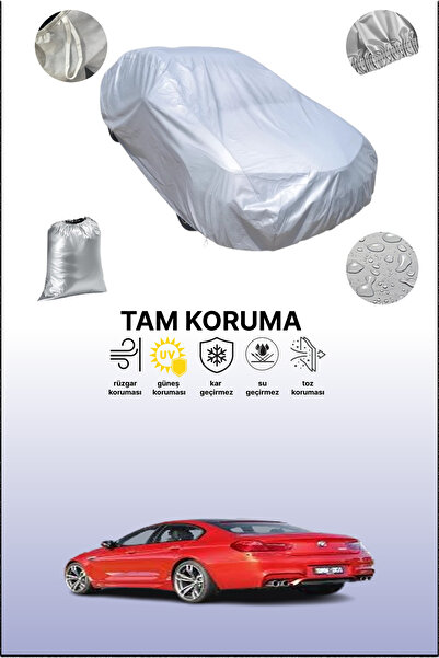 dokaca غطاء سيارة رمادي متوافق مع بي إم دبليو إم 6 جران كوبيه (إف06) 2013 - 2021، غطاء سيارة، غطاء واقي