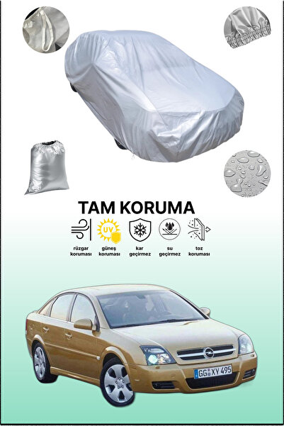 dokaca غطاء سيارة متوافق مع أوبل فيكترا A باللون الرمادي، غطاء سيارة، غطاء واقي