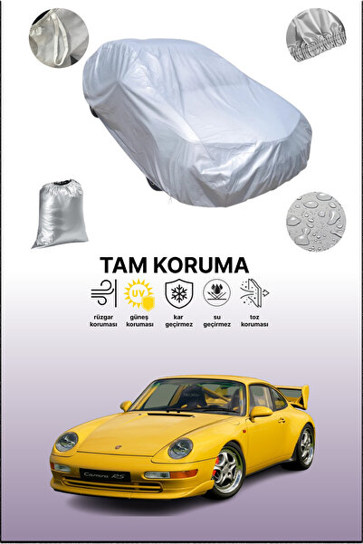 dokaca غطاء سيارة رمادي متوافق مع بورش 911 كاريرا آر إس (993) 1995 - 1996، غط...