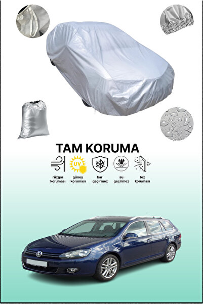 dokaca غطاء سيارة رمادي متوافق مع فولكس فاجن جولف 6، غطاء سيارة، غطاء واقي
