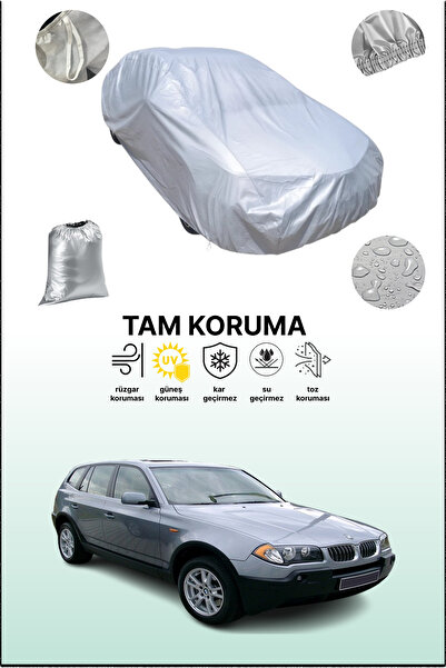 dokaca غطاء سيارة رمادي متوافق مع بي إم دبليو إكس3 (إي83) 2004 - 2007، غطاء سيارة، غطاء واقي