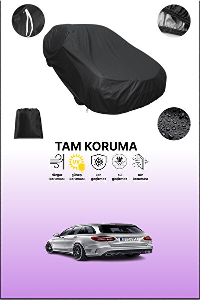 dokaca Black Mercedes C 63 Amg T-Modell (S205) 2014 - 2021 Compatible Car Tar...