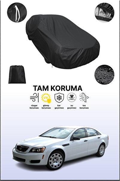 dokaca غطاء سيارة متوافق مع شيفروليه كابريس VI، غطاء واقي، غطاء سيارة أسود