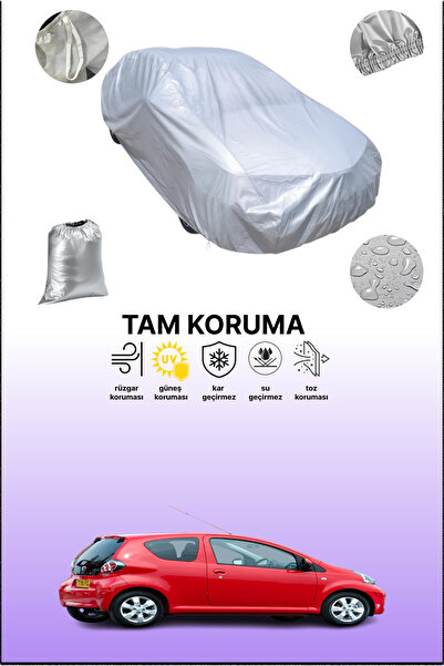 dokaca غطاء سيارة رمادي متوافق مع تويوتا أيجو 3 أبواب 2009 - 2014، غطاء سيارة...