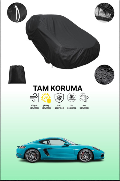 dokaca غطاء سيارة متوافق مع بورش 718 كايمان (982C) 2016 - 2021، غطاء واقي، غط...