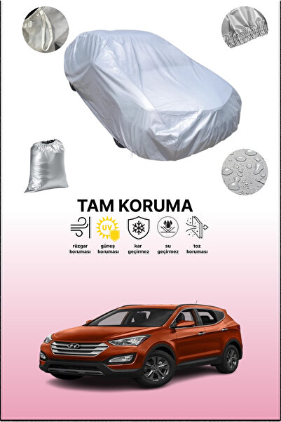 dokaca غطاء سيارة رمادي متوافق مع هيونداي سانتا في 3، غطاء سيارة، غطاء واقي