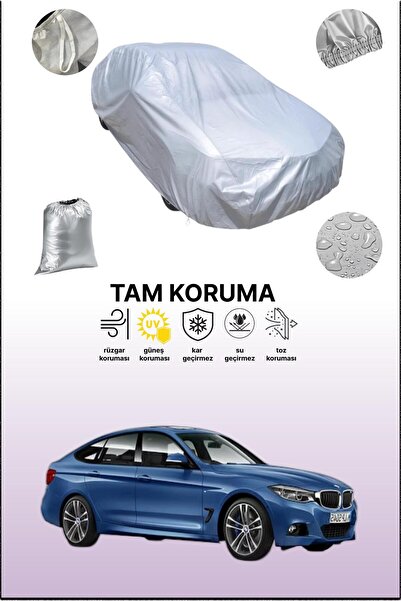 dokaca غطاء سيارة رمادي متوافق مع سيارة بي إم دبليو 3 سيريز جران توريزمو، غطا...