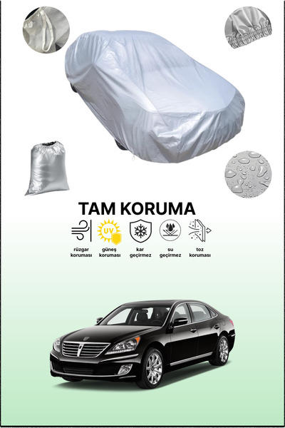 dokaca غطاء سيارة رمادي متوافق مع هيونداي إيكوس، غطاء سيارة، غطاء واقي