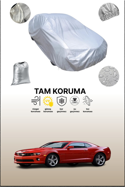 dokaca غطاء سيارة رمادي متوافق مع شيفروليه كامارو إس إس 2010 - 2013، غطاء سيا...