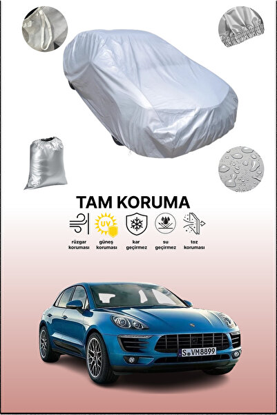 dokaca Gray Porsche Macan Turbo 2014 - 2019 Compatible Auto Tarpaulin, Car Ta...