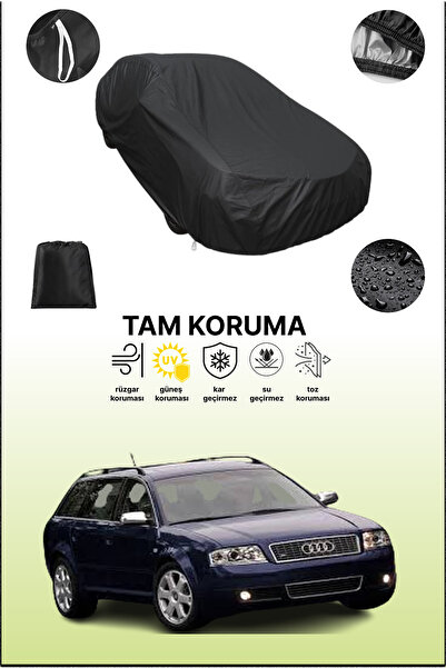 dokaca غطاء سيارة متوافق مع أودي S6 أفانت 1999 - 2004 باللون الأسود، غطاء واق...