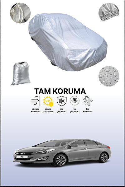 dokaca Gray Hyundai I40 Saloon 2011 - 2018 Compatible Auto Tarpaulin, Car Tar...