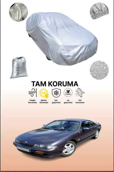dokaca Gray Nissan 200 Sx 1994 - 2000 Compatible Auto Tarpaulin, Car Tarpauli...