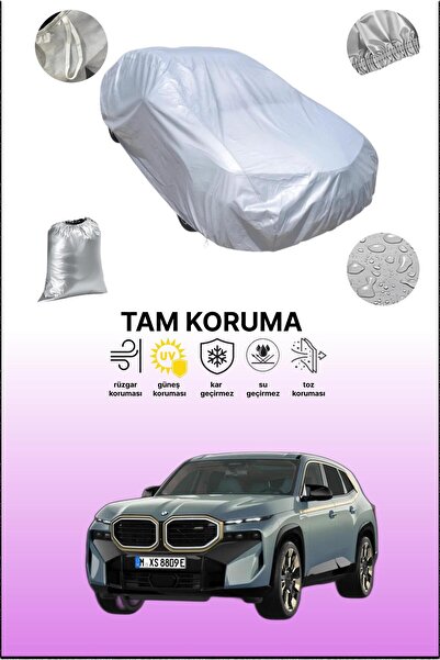 dokaca غطاء سيارة رمادي متوافق مع بي إم دبليو إكس-إم، غطاء سيارة، غطاء واقي