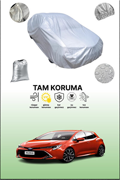 dokaca Gri Toyota Aurıs 2018 - 2021 Uyumlu Oto Branda, Araba Brandası, Koruyu...