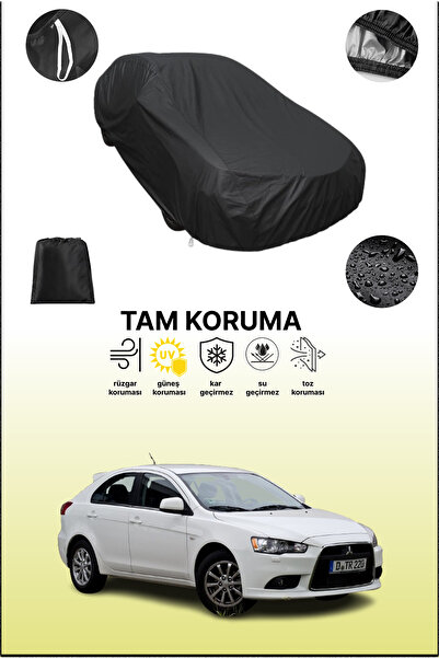 dokaca غطاء سيارة متوافق مع سيارة ميتسوبيشي لانسر سبورت باك 9 باللون الأسود، غطاء واقي، غطاء سيارة