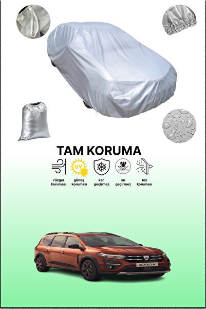 dokaca غطاء سيارة رمادي متوافق مع داسيا جوجر، غطاء سيارة، غطاء واقي