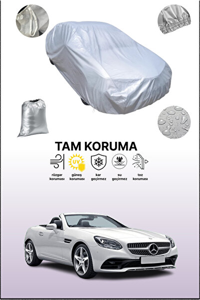 dokaca غطاء سيارة رمادي متوافق مع مرسيدس فئة SLC (R172) 2016 - 2021، غطاء سيارة، غطاء واقي