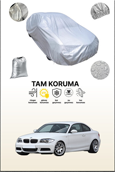 dokaca غطاء سيارة رمادي متوافق مع سيارة بي إم دبليو 1 سيريز كوبيه، غطاء سيارة...