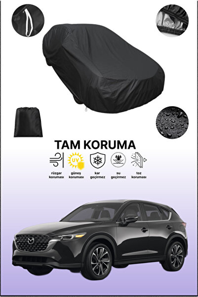 dokaca غطاء سيارة متوافق مع مازدا سي إكس-5 باللون الأسود، غطاء واقي، غطاء سيارة