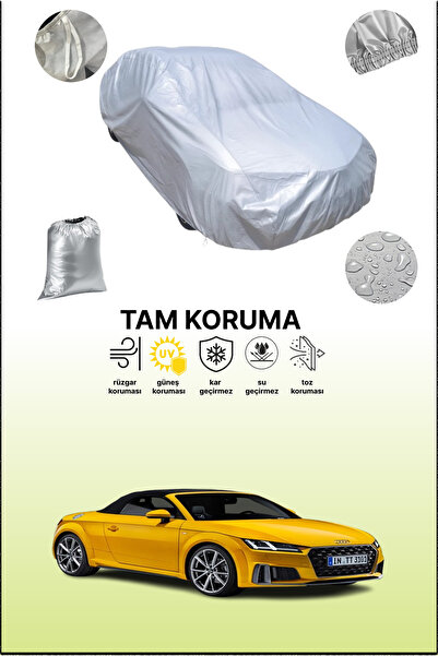 dokaca غطاء سيارة رمادي متوافق مع أودي تي تي آر إس رودستر، غطاء سيارة، غطاء واقي