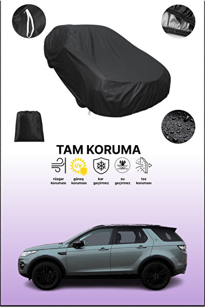 dokaca غطاء سيارة متوافق مع لاند روفر ديسكفري سبورت 2014 - 2019 باللون الأسود، غطاء واقي، غطاء سيارة