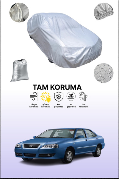 dokaca غطاء سيارة رمادي متوافق مع شيري أموليت، غطاء سيارة، غطاء واقي