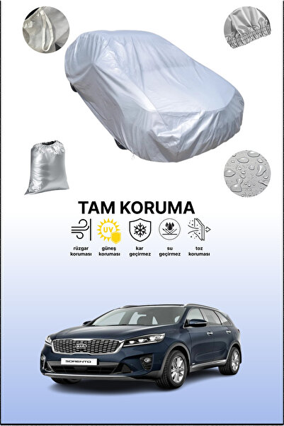 dokaca غطاء سيارة رمادي متوافق مع كيا سورينتو 2017 - 2021، غطاء سيارة، غطاء واقي